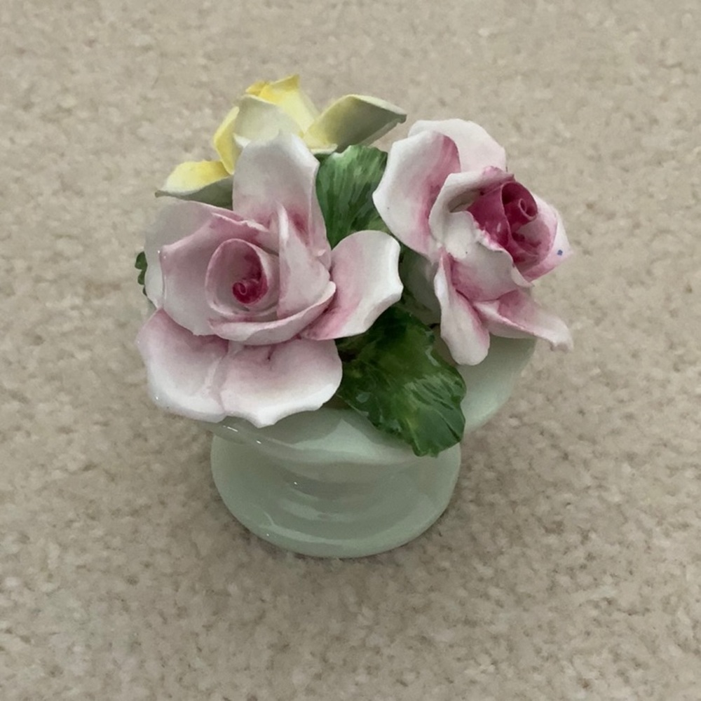Vintage Radnor Bone China Flower Vase